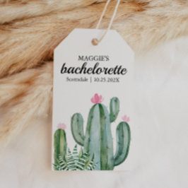 Etiqueta Para Presente Cactus Succulent Flower Bachelorette Favor