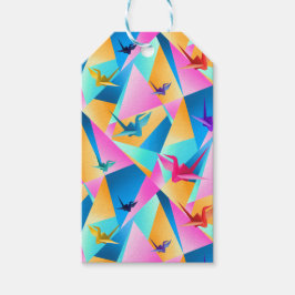 Etiqueta Para Presente Calidoscópio de Origami