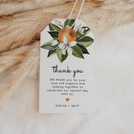 Etiqueta Para Presente Calliope - Laranja-Cor-de-Água