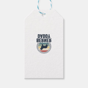 Etiqueta Para Presente Camisa Berner Daddy Vintage Vector Design para Dia