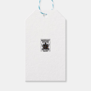 Etiqueta Para Presente Camisa Casa Assombrada Design Vintage Noite Assust