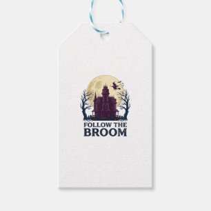 Etiqueta Para Presente Camisa de Bruxa de Casa Assombrada Vintage Gravura