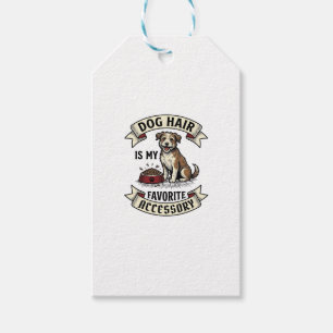 Etiqueta Para Presente Camisa de Cabelo de Cachorro Gravura Vintage Desig
