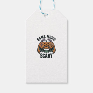 Etiqueta Para Presente Camisa de Gamer Assustador Arte de Controle de Hal
