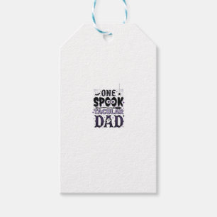 Etiqueta Para Presente Camisa de Halloween do Papai Vintage Spooktacular 