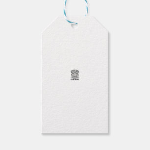 Etiqueta Para Presente Camisa de Humor Bulldog Citação Engraçada de Cacho