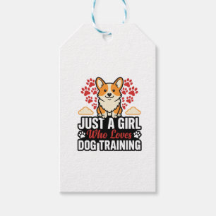Etiqueta Para Presente Camisa de Vetor Vintage de Treinamento de Cachorro