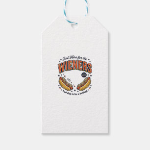 Etiqueta Para Presente Camisa engraçada com desenho de cachorro-quente vi