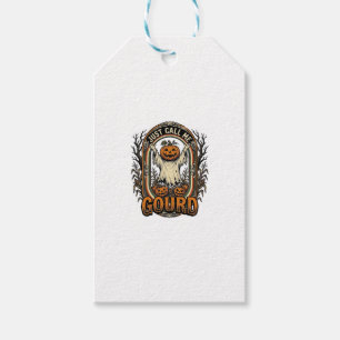 Etiqueta Para Presente Camisa engraçada de abóbora Gravura vintage Hallow
