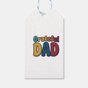 Etiqueta Para Presente Camisa Grata Pai Letra Bolha Retro Design_1