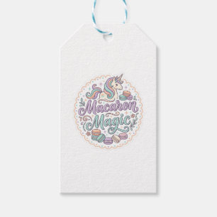 Etiqueta Para Presente Camisa Mágica de Macaron Unicórnio Caprichosa Desi
