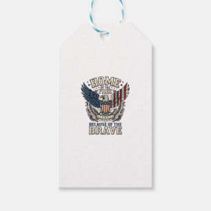 Etiqueta Para Presente Camisa Vintage Águia Patriótica Casa do Livre_1