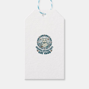 Etiqueta Para Presente Camiseta Arte Avó Casa Artesanal Gata Amante de An