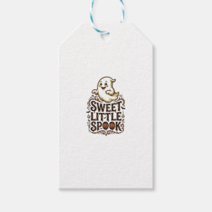 Etiqueta Para Presente Camiseta Assustadora Vintage de Halloween de Fanta