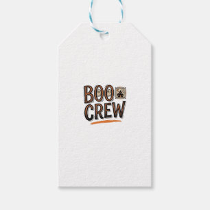 Etiqueta Para Presente Camiseta de desenho de gravura de Halloween vintag