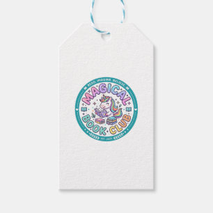 Etiqueta Para Presente Camiseta Divertida Clube do Livro Mágico Unicórnio