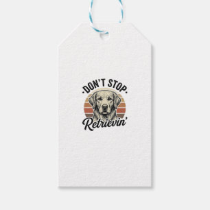 Etiqueta Para Presente Camiseta Gráfica de Gravura Vintage de Cachorro Re