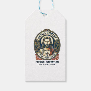 Etiqueta Para Presente Camiseta Gráfica de Jesus Barbeiro Homens Christia