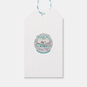 Etiqueta Para Presente Camiseta Gráfica Original Unicórnio Viagem Mágica