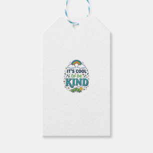 Etiqueta Para Presente Camiseta Legal Ser Gentil Lagarta Arco-íris Design