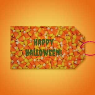 Etiqueta Para Presente Candy Corn Halloween