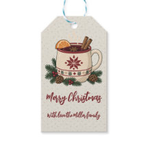 Caneca de Vinho Quentão de Natal Nórdico com Pinhe