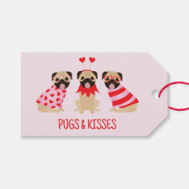 Etiqueta Para Presente Canecas E Beijos Cães Pug Cute