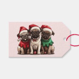 Etiqueta Para Presente Caninos de Natal