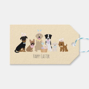 Etiqueta Para Presente Caninos felzs pascoa