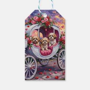 Etiqueta Para Presente Cão Shih Tzu Dia dos Namorados