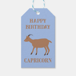 Etiqueta Para Presente Capricorn - Sinal de Estrela - Capturar Aniversári