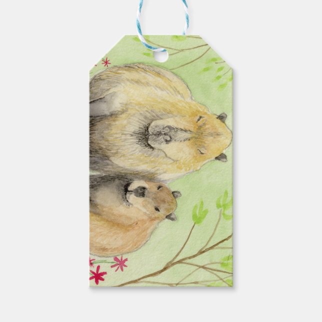 Etiqueta Para Presente Capybara (Frente)