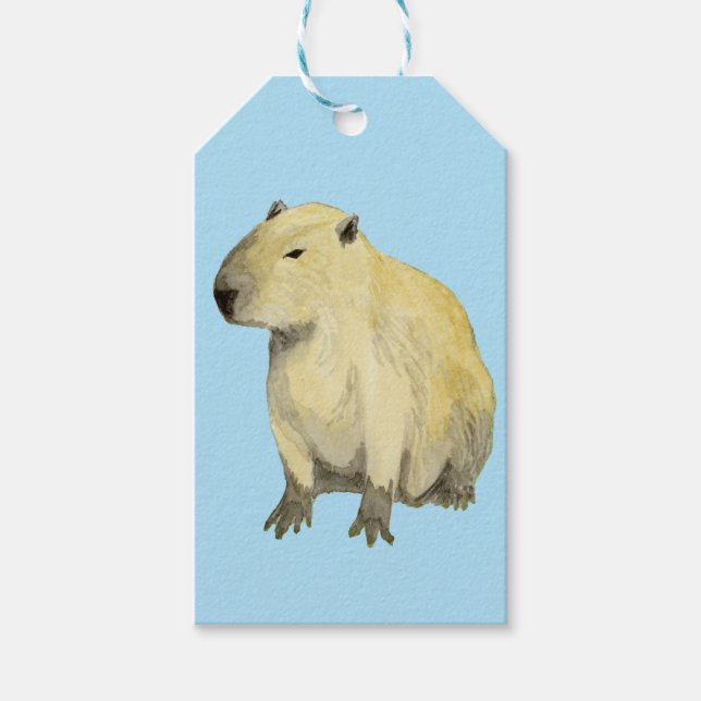 Etiqueta Para Presente Capybara (Frente)
