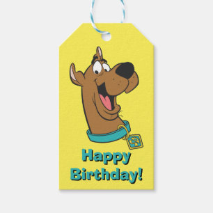 Etiqueta Para Presente Cara feliz de Scooby-Doo