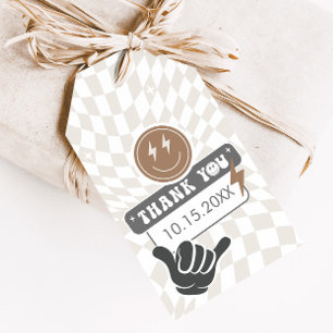 Etiqueta Para Presente Cara Legal Boys Retro Skater Aniversário Favor