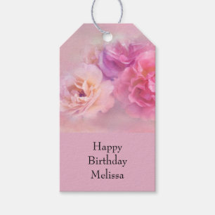 Etiqueta Para Presente Carnatos Rosa bonito - Na moda de Fotografia - Ani
