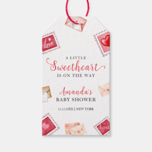 Etiqueta Para Presente Carta de Selos Namorados Baby Shower Obrigado