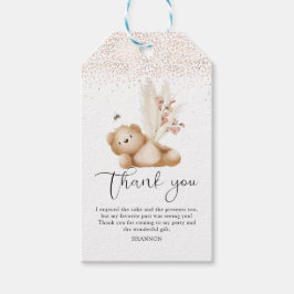 Etiqueta Para Presente Cartão de Agradecimento de Primeiro Aniversário do