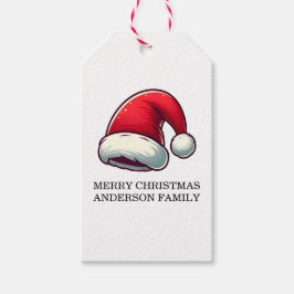 Etiqueta Para Presente Cartão de Boas Festas Personalizado Jolly Brain Wa