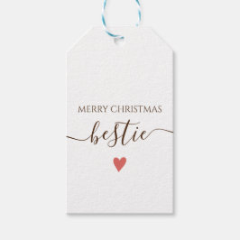 Etiqueta Para Presente Cartão de Natal da Melhor Amiga