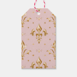Etiqueta Para Presente Cartão de Presente Rosa Real