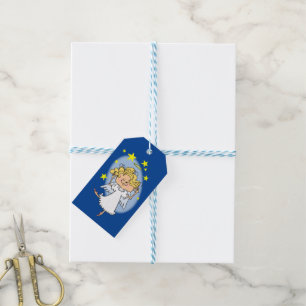 Etiqueta Para Presente Cartoon Dazzling Angel Gift Tag