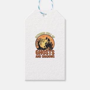 Etiqueta Para Presente Casa Assombrada Fantasmas Sombras Bruxas Outubro
