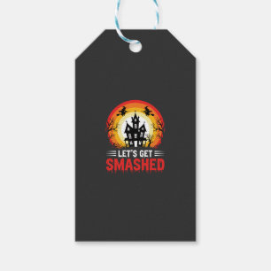 Etiqueta Para Presente Casa Assombrada Halloween Vamos nos Esmagar
