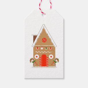 Etiqueta Para Presente Casa Gingerbread