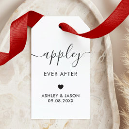 Etiqueta Para Presente Casamento Appley Ever After, Maçã Doce de Caramelo
