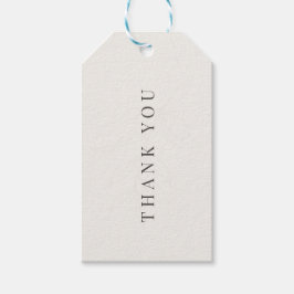 Etiqueta Para Presente Casamento Botânico Minimalista | Branco Quente