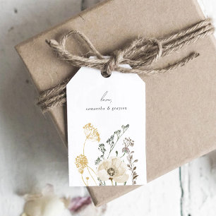 Etiqueta Para Presente Casamento Botânico Obrigado Tag