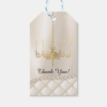 Casamento Chandelier Lighting Ivory Obrigado A Fav