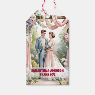 Etiqueta Para Presente Casamento clássico de Chique Vintage